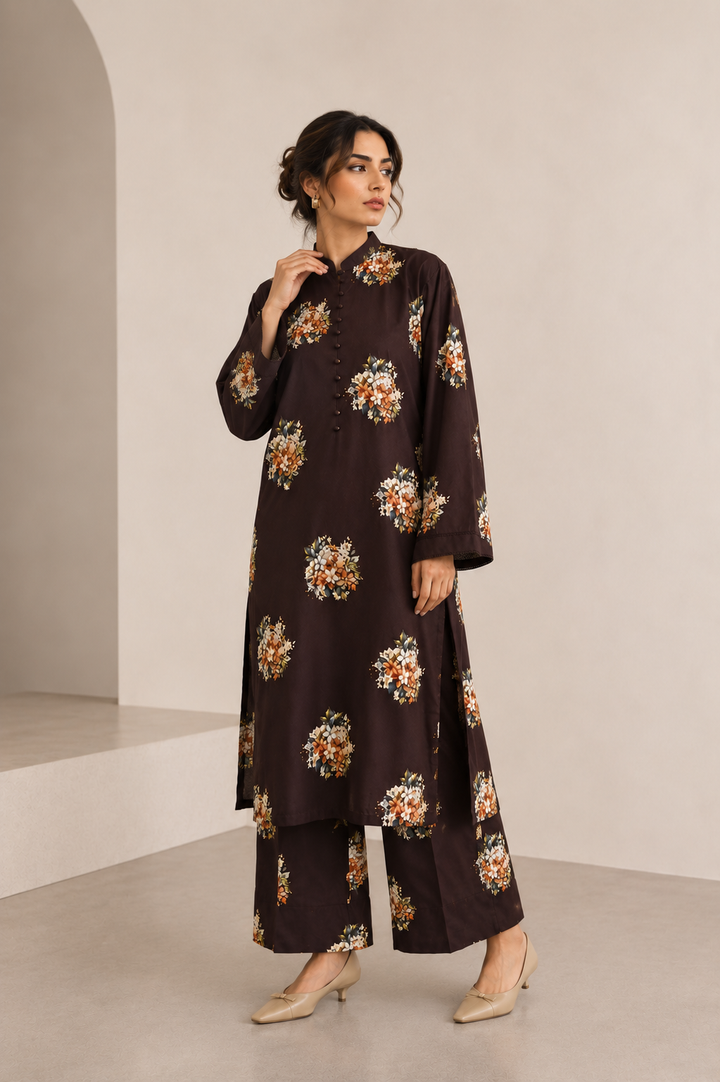 2 Piece - Printed Suit- 004