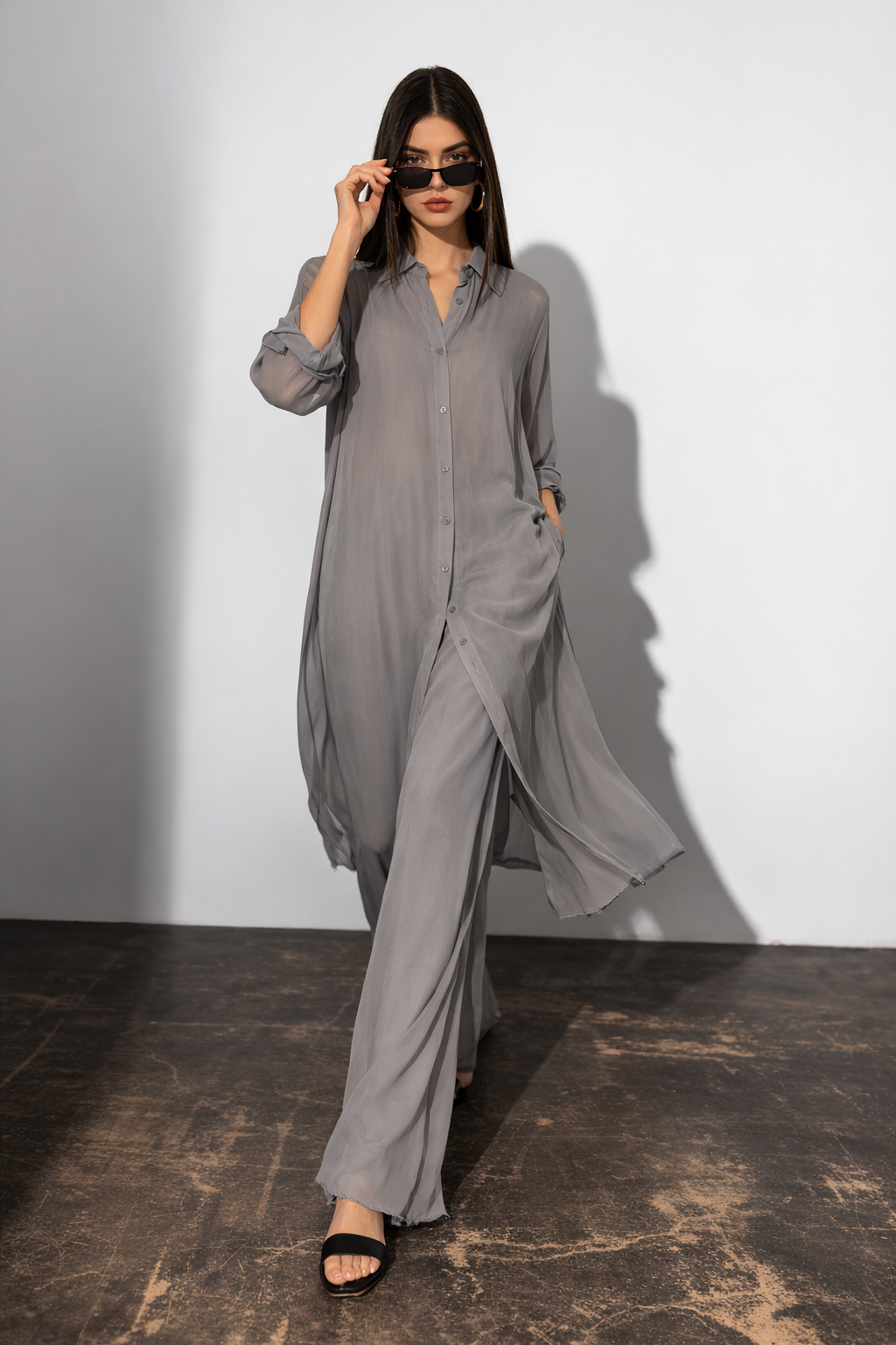 Cloud Grey Co-Ord Set