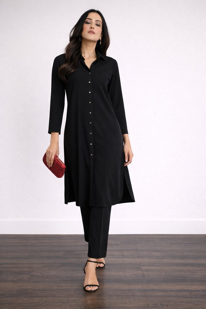 Elegant black co-ord set