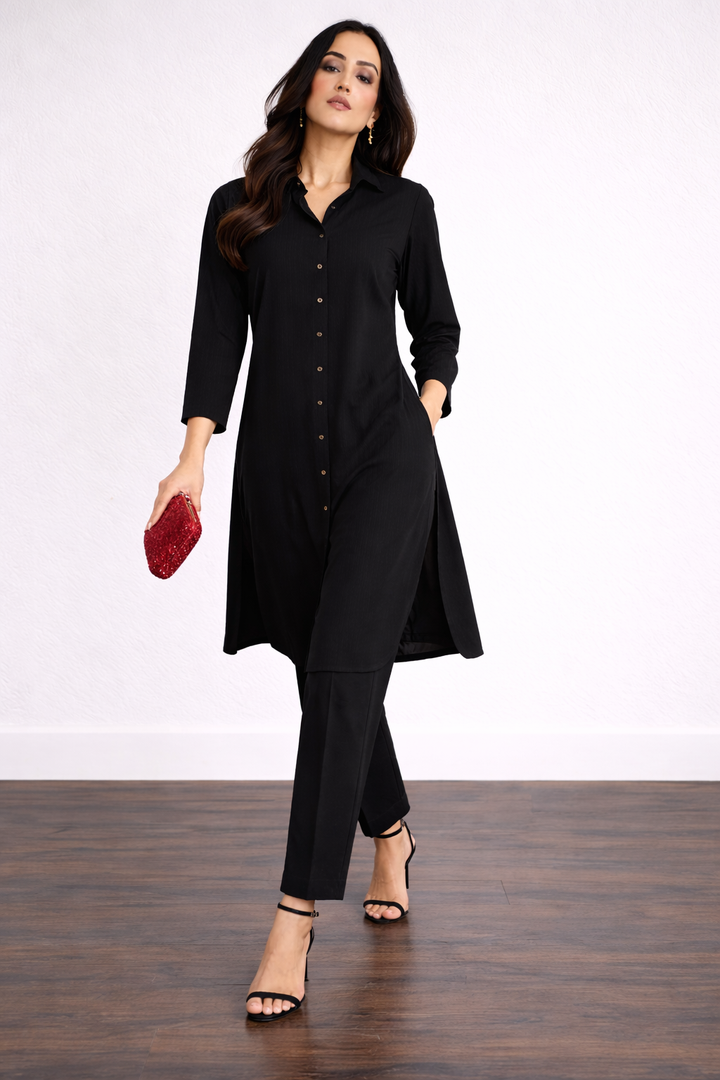 Elegant black co-ord set