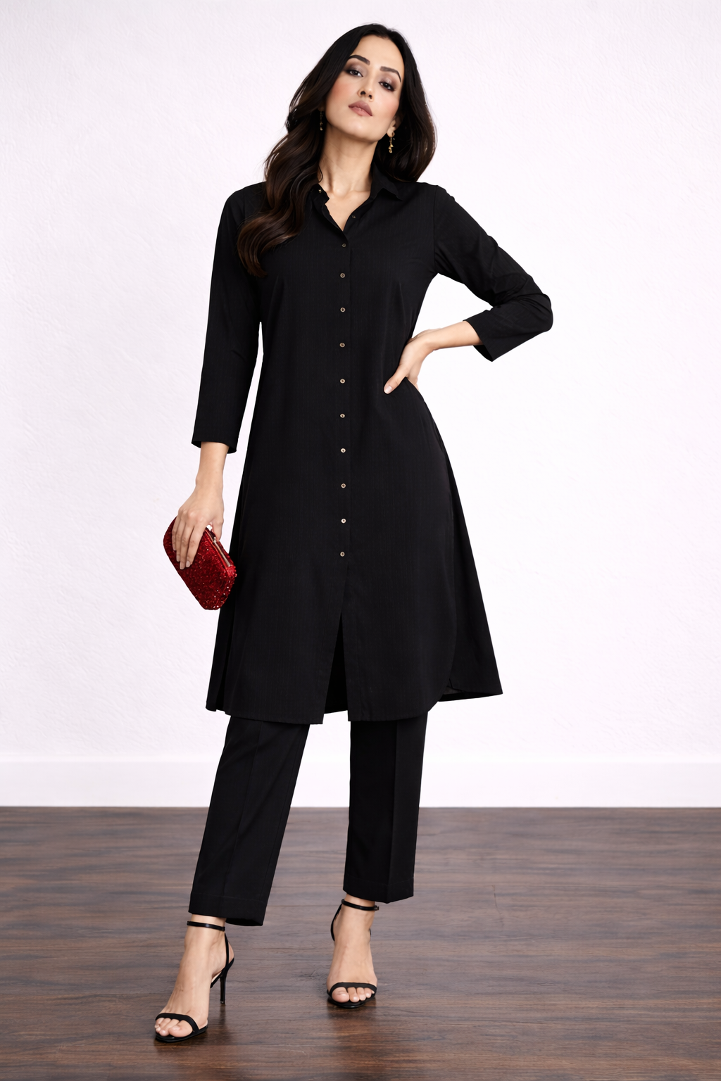 Elegant black co-ord set