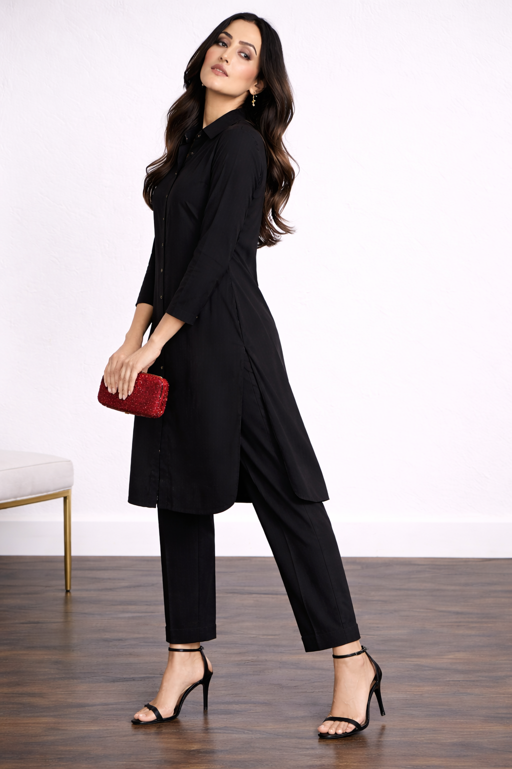 Elegant black co-ord set