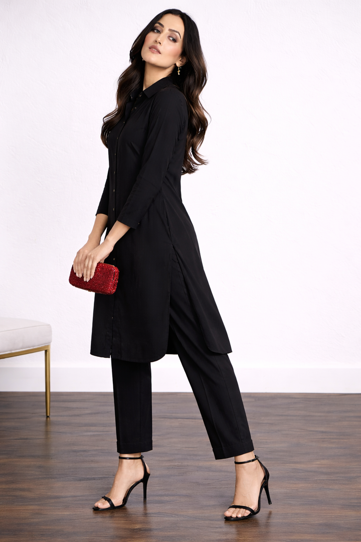 Elegant black co-ord set