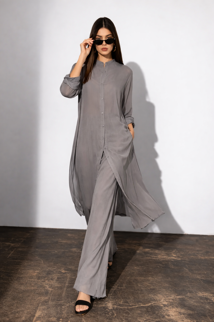 Cloud Grey Co-Ord Set - 01