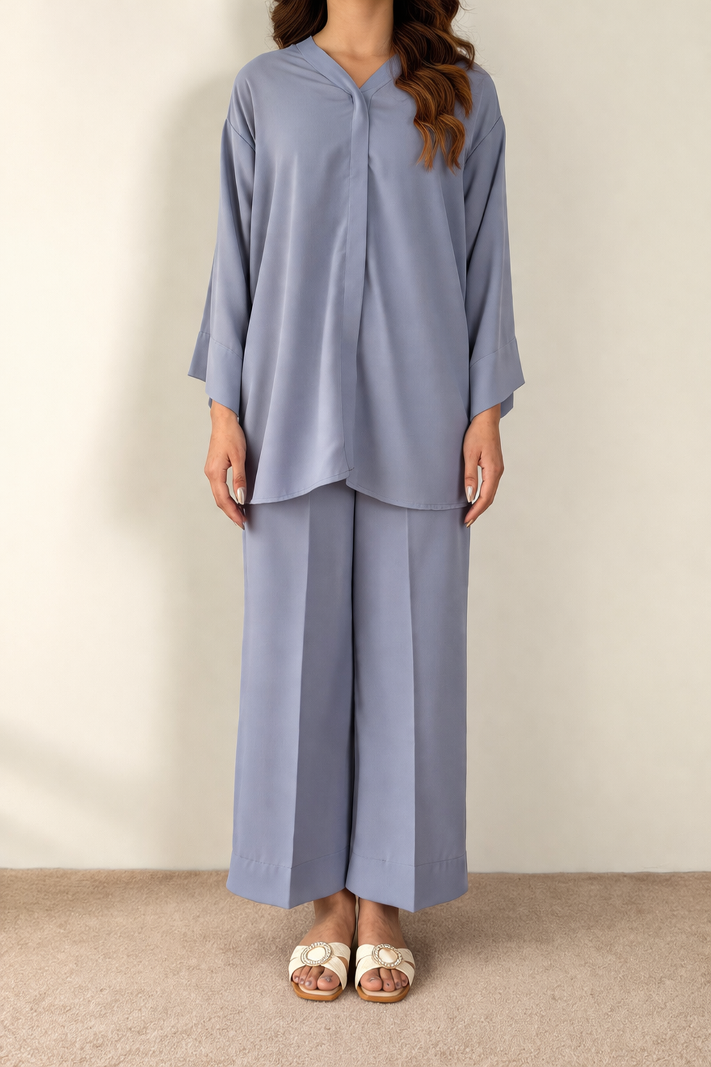 Cloud Grey Co-Ord Set
