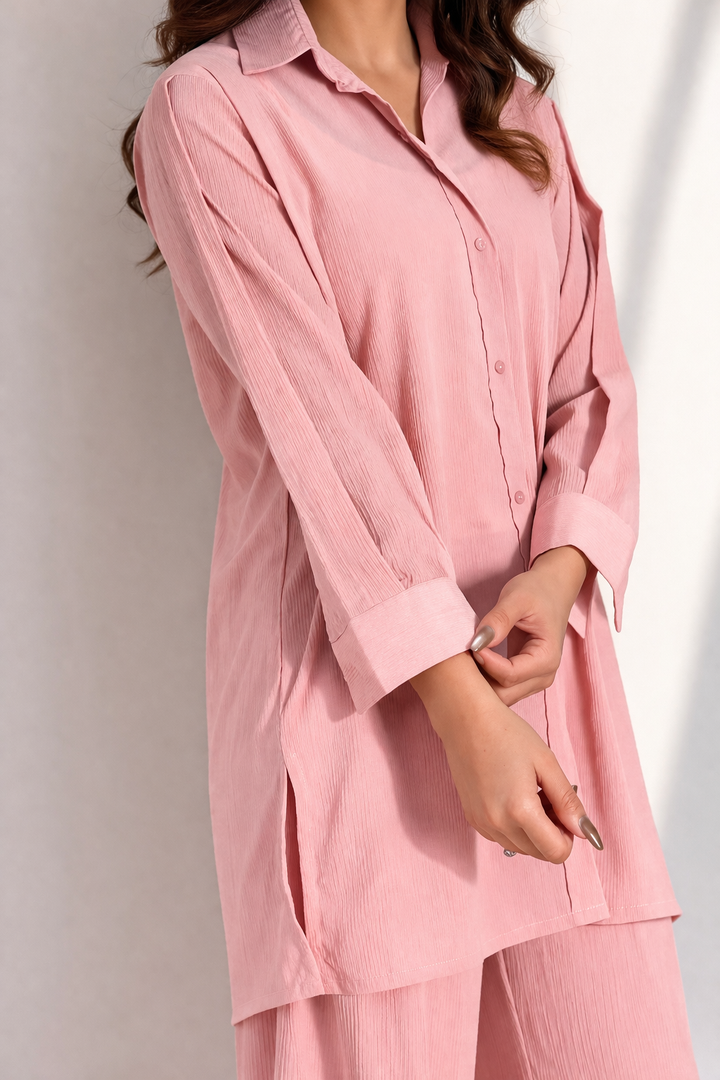 Tea Pink Flow Co Ord Set