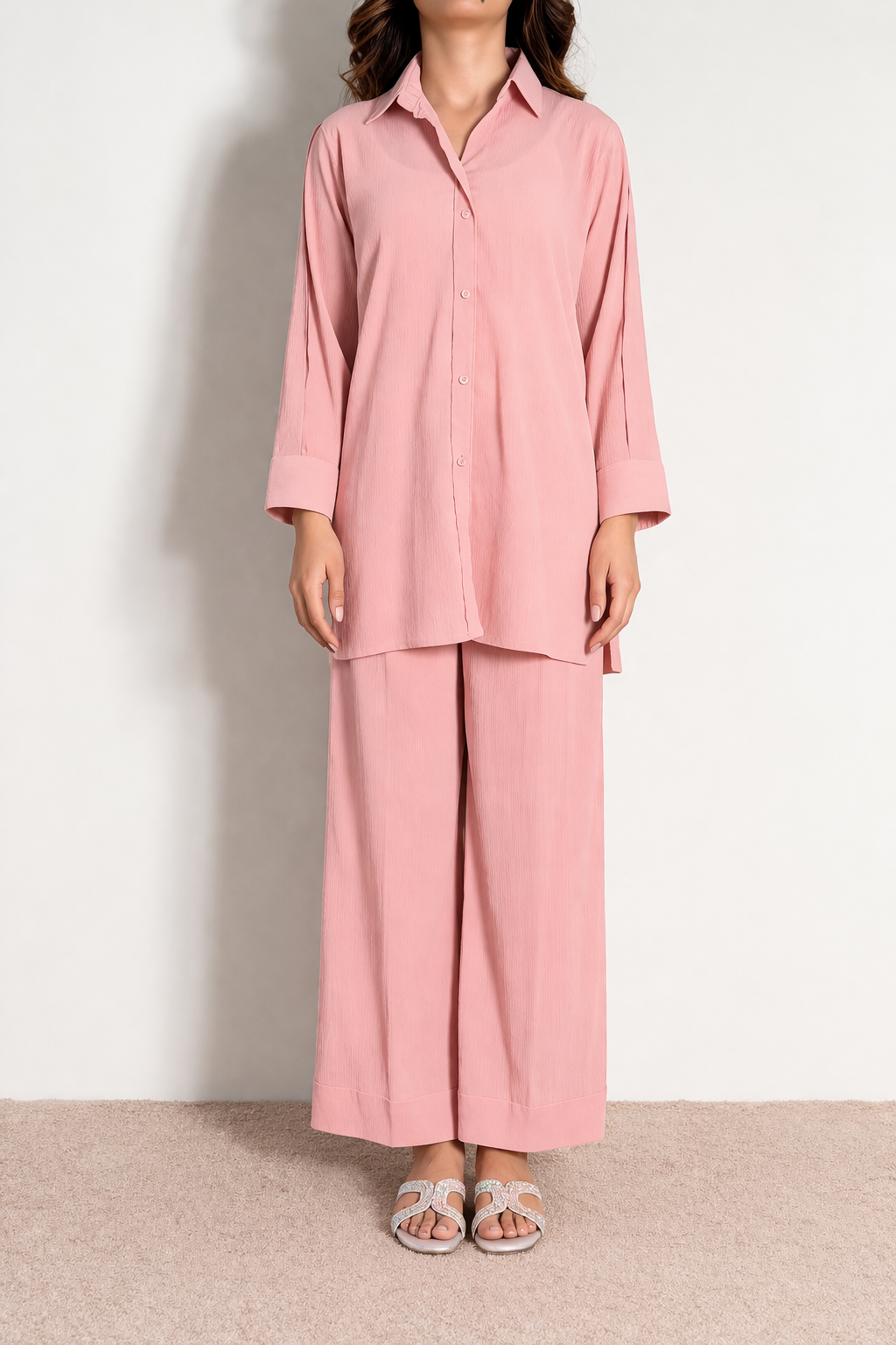 Tea Pink Flow Co Ord Set