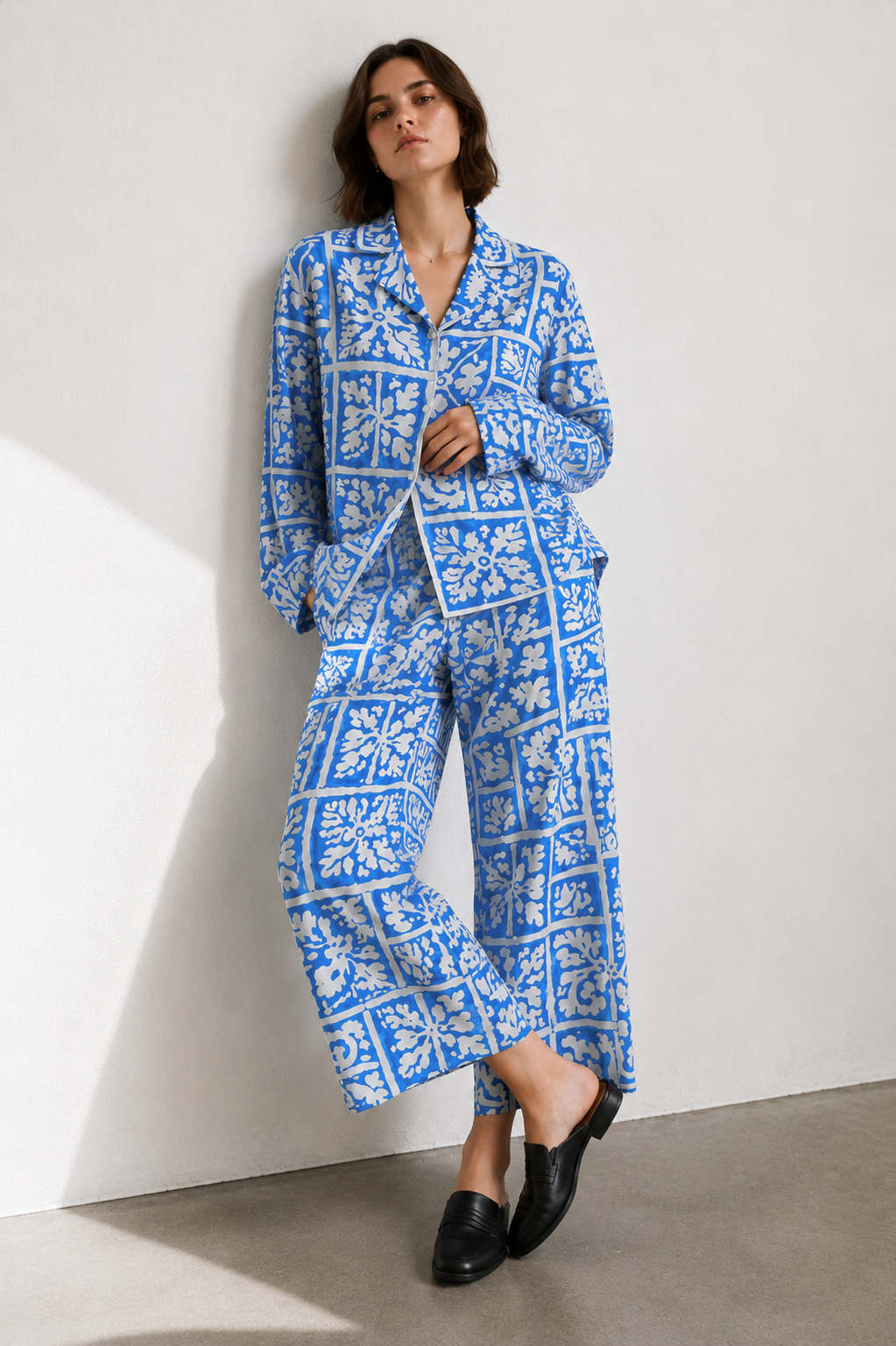 Blue Mosaic Co-Ord Set