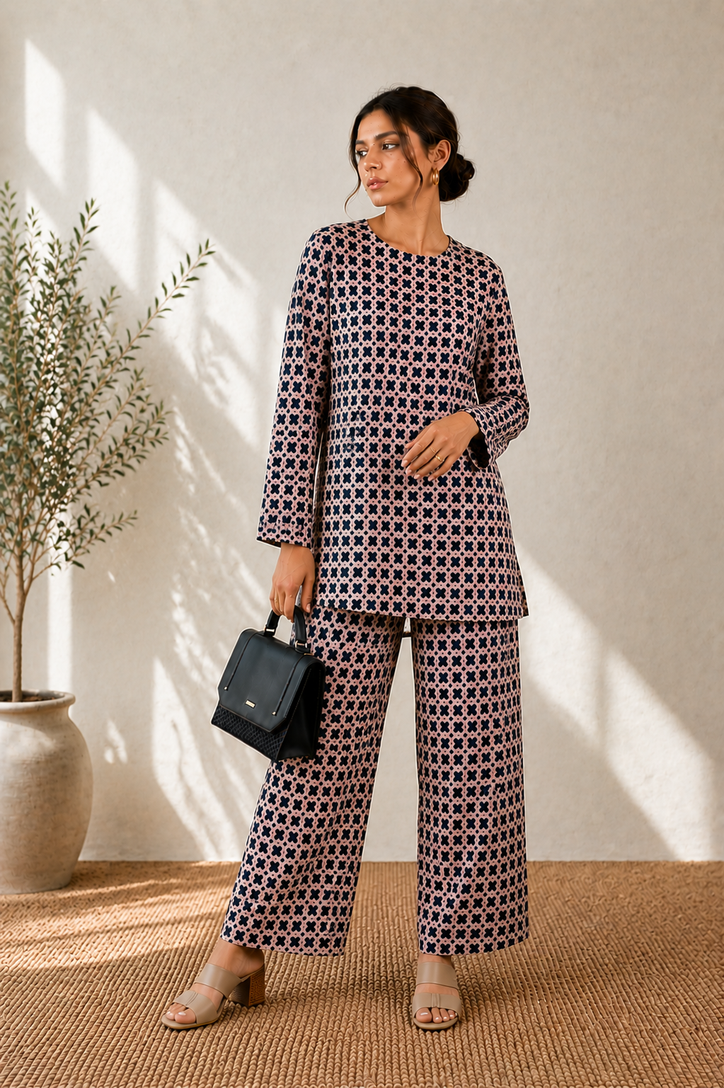 Printed Geometric Co-Ord Set