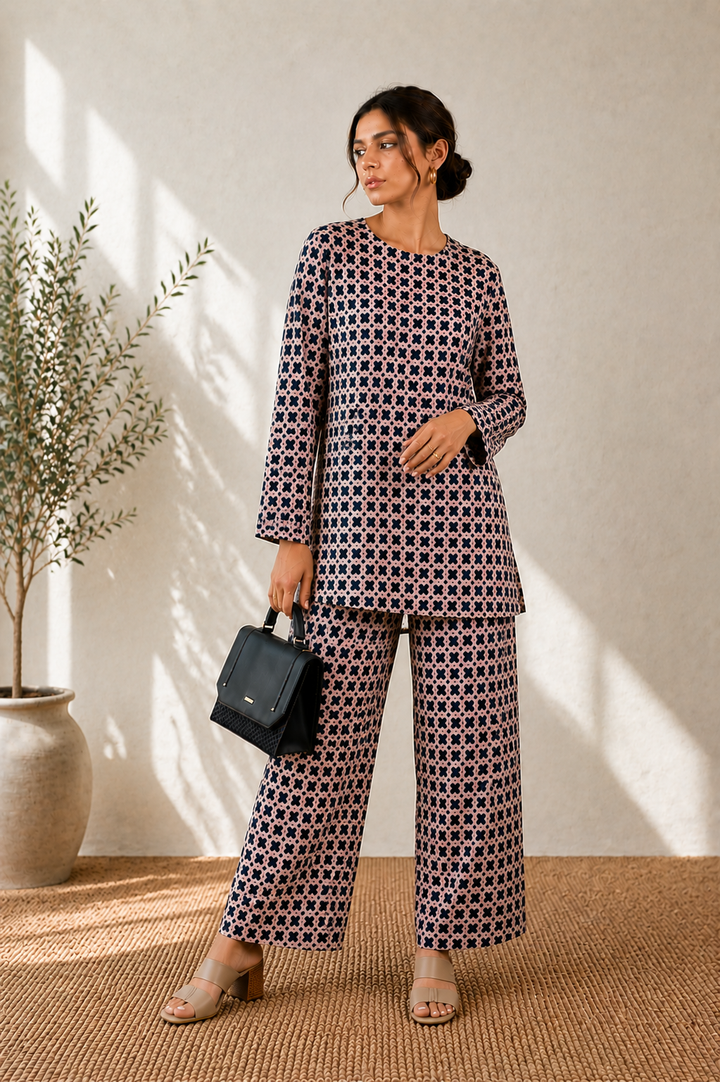 Printed Geometric Co-Ord Set