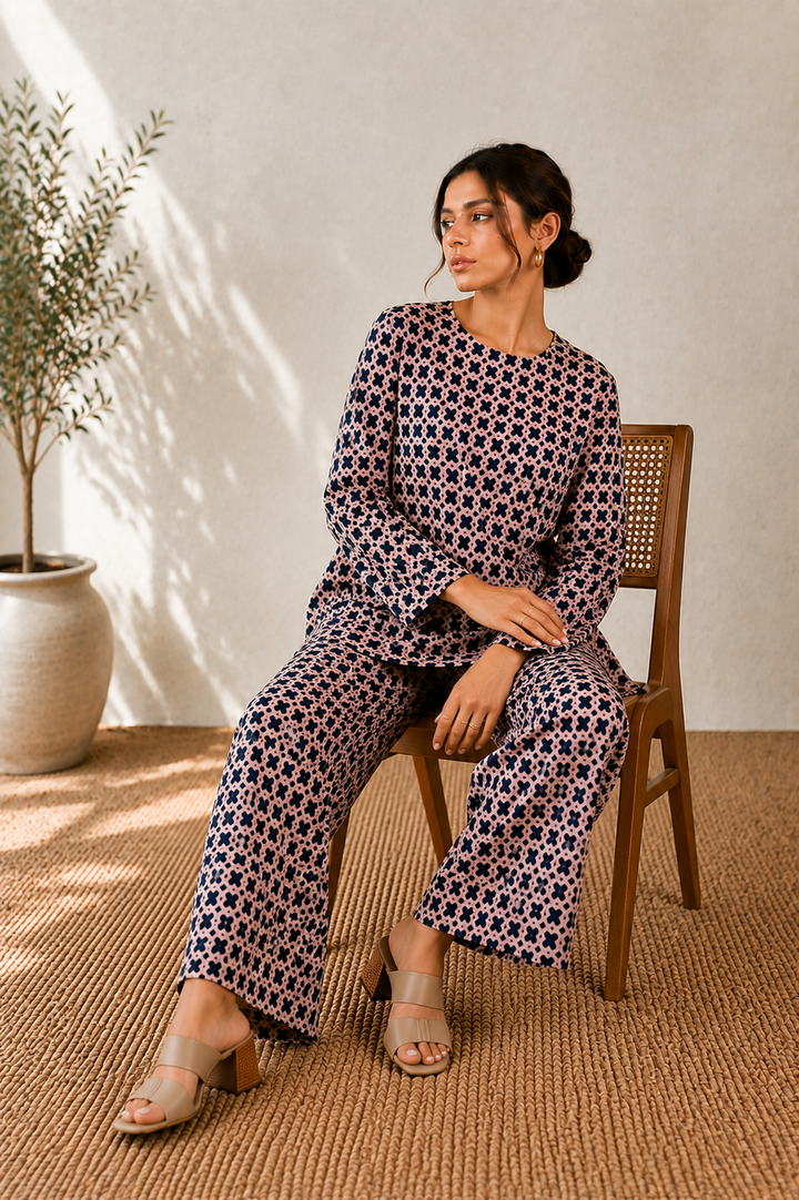 Printed Geometric Co-Ord Set