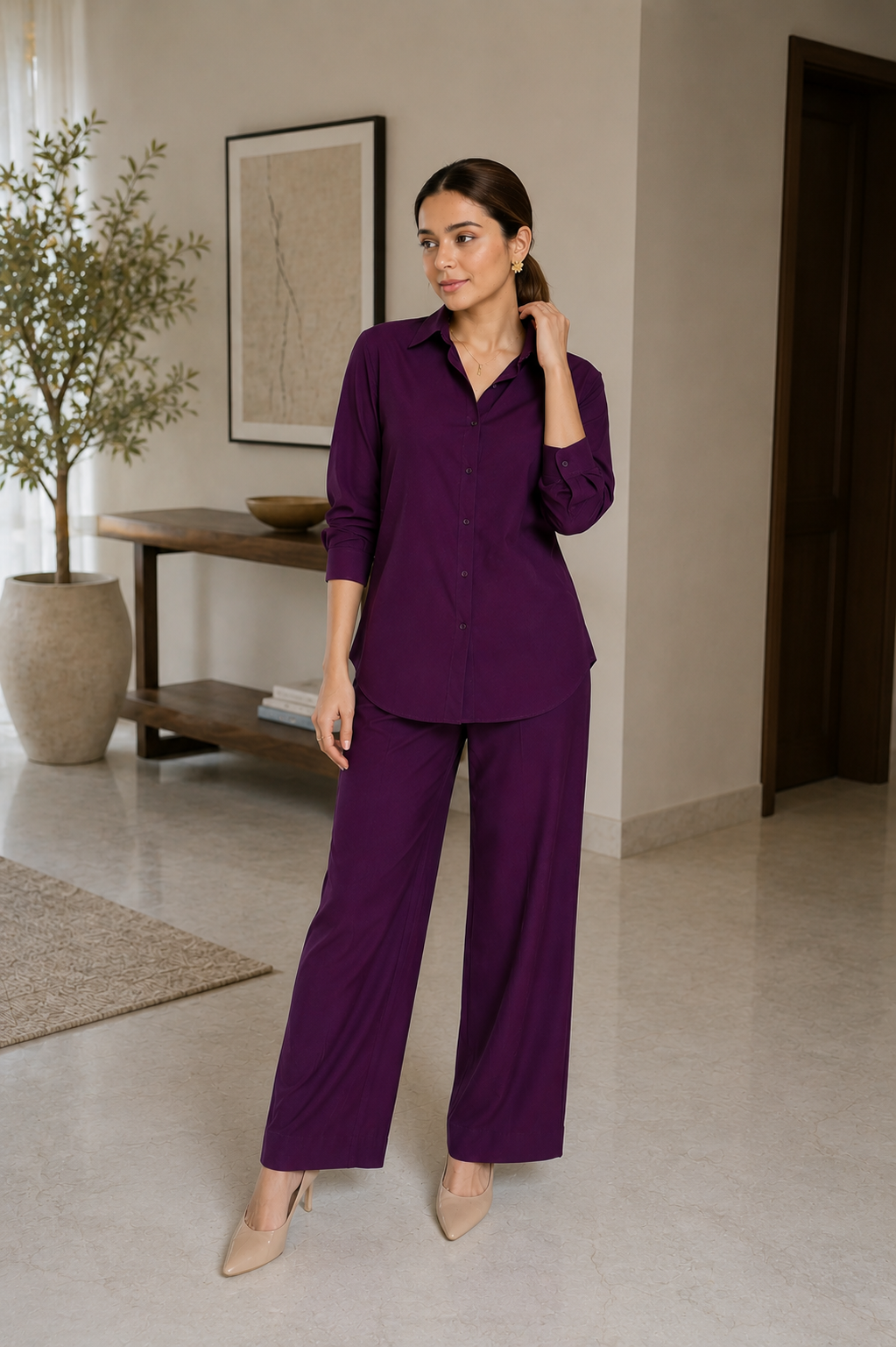 Plum Co-Ord Set