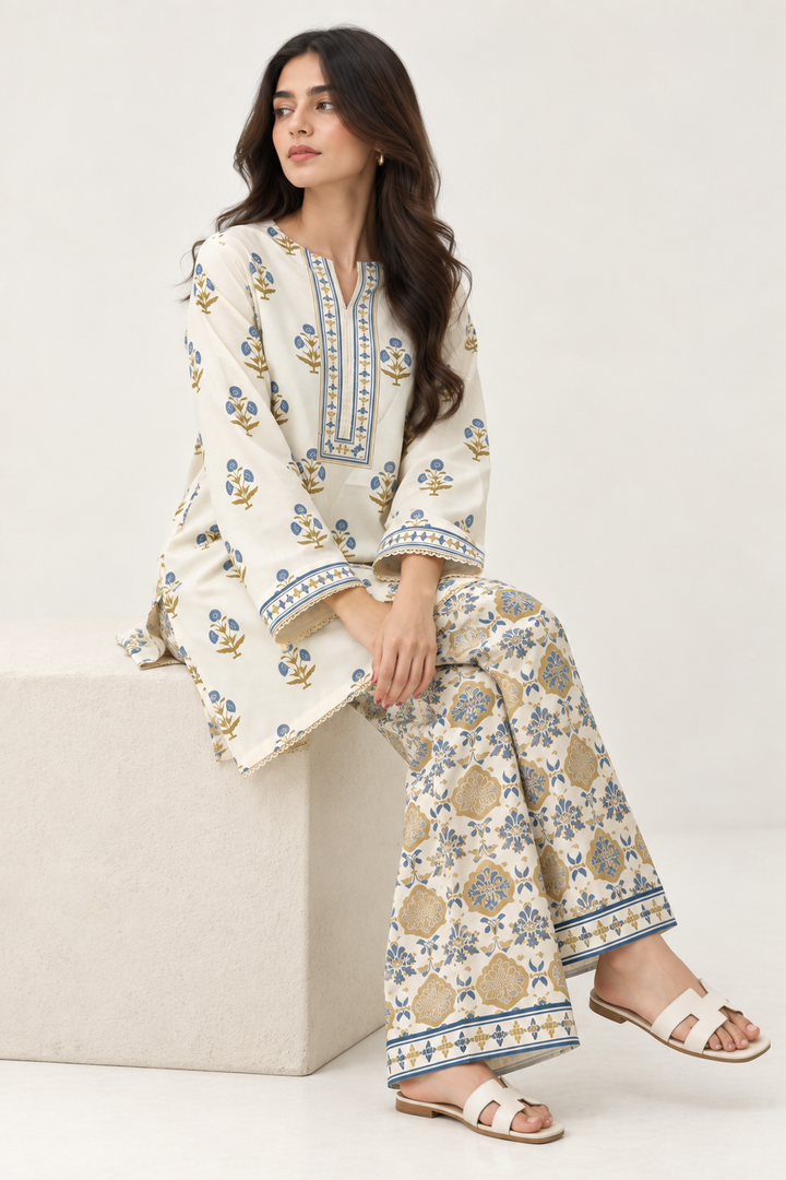 Saffron Blue Co-ord set