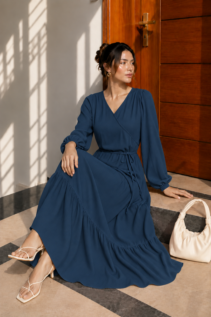 Teal Maxi Dress - 01