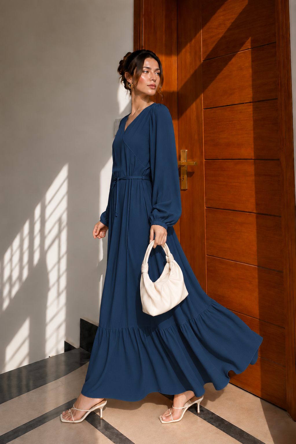 Teal Maxi Dress - 01