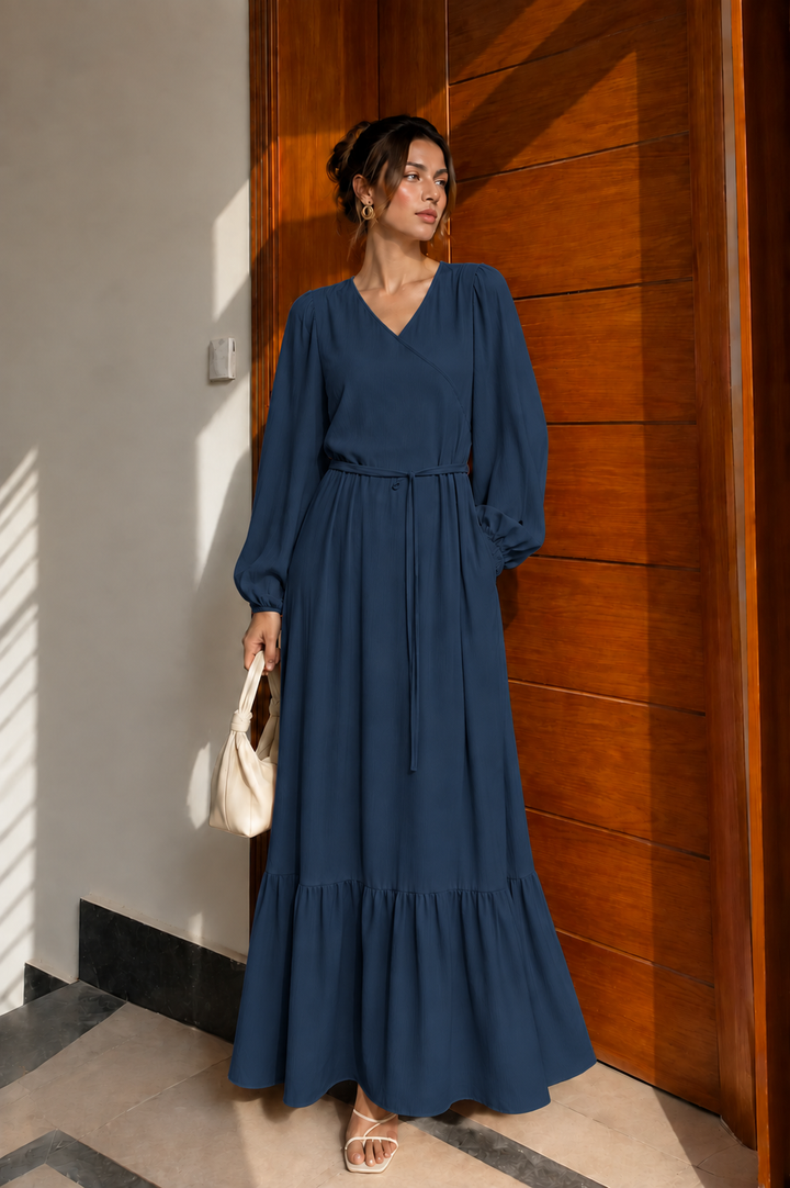 Teal Maxi Dress - 01