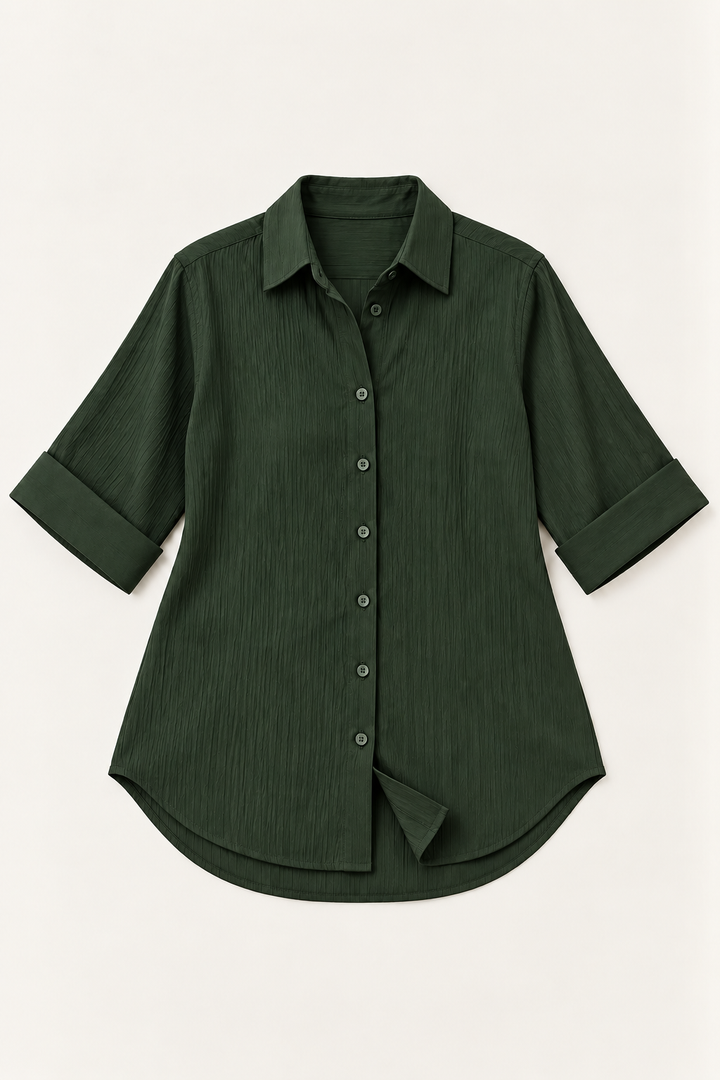 Bottle Green Ease Top