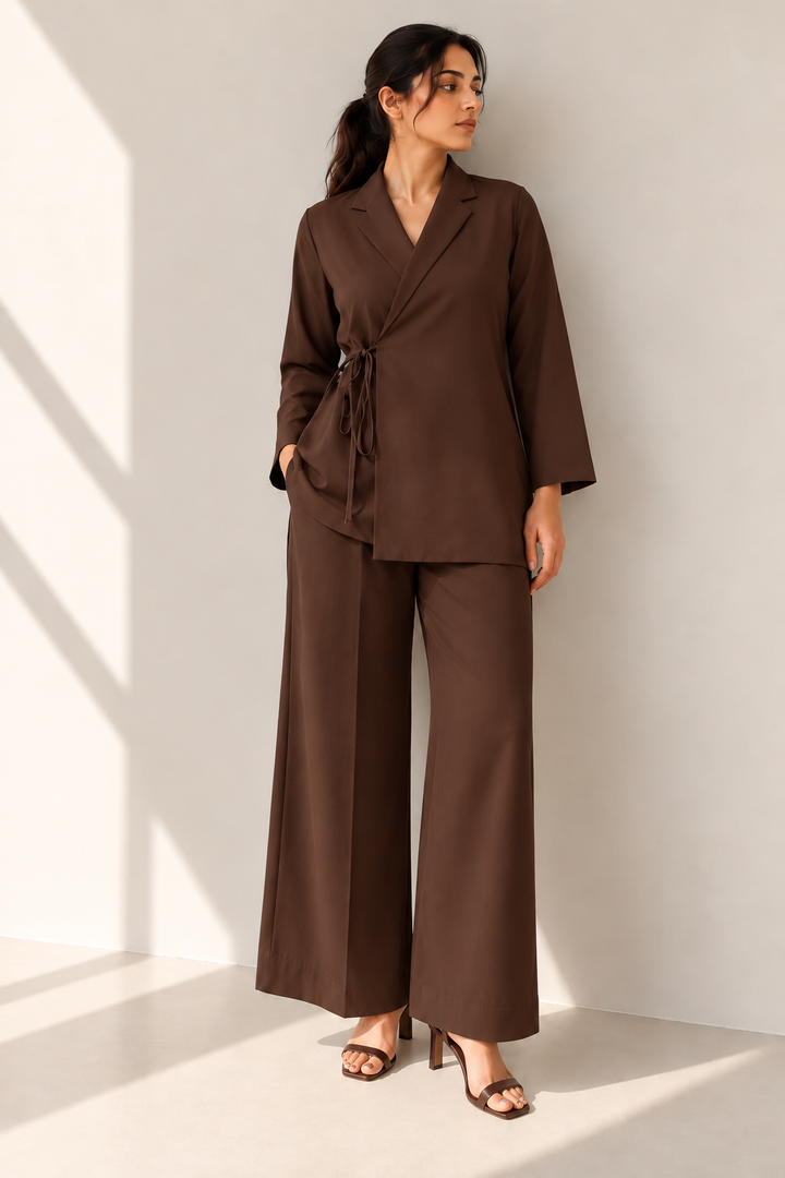 Dark Brown Wrap Set