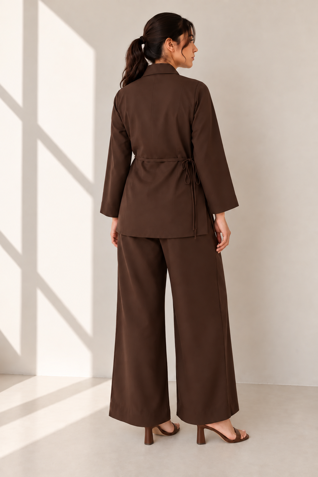 Dark Brown Wrap Set