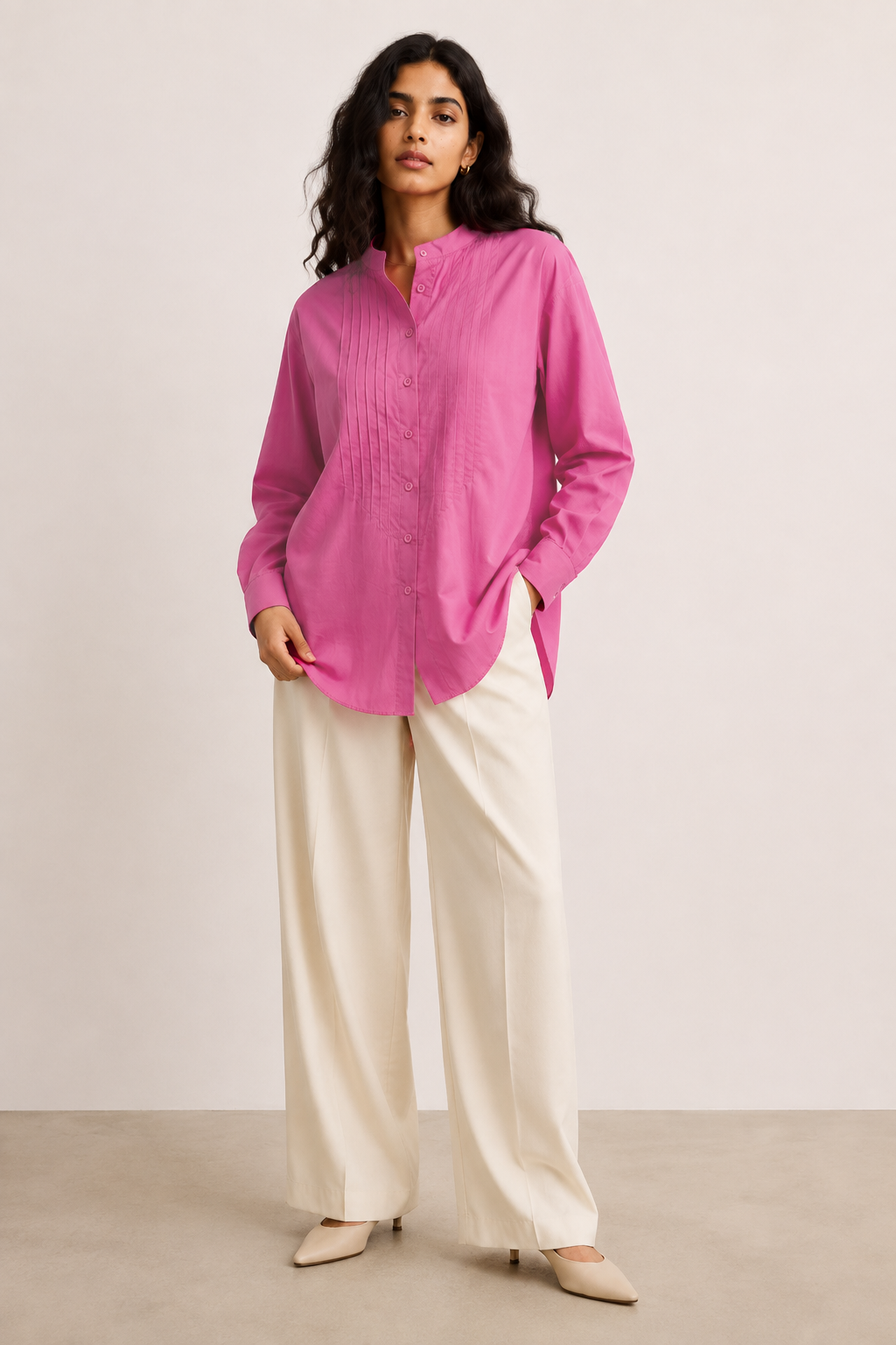 Pink Orchid Cambric Top