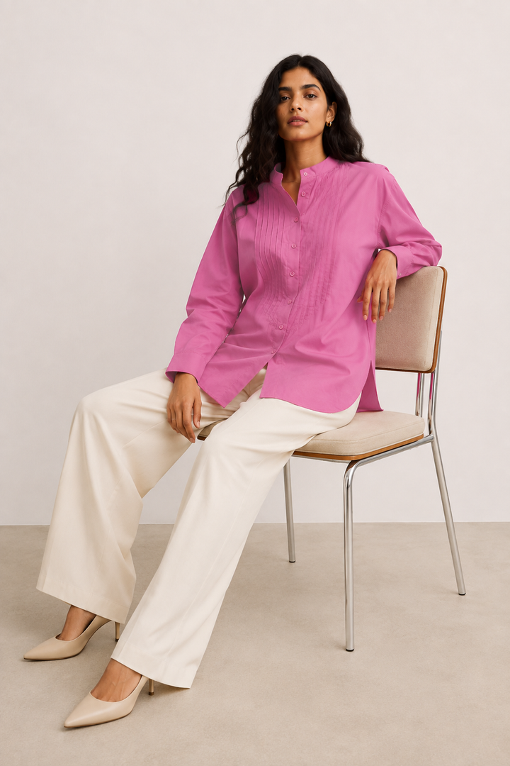 Pink Orchid Cambric Top