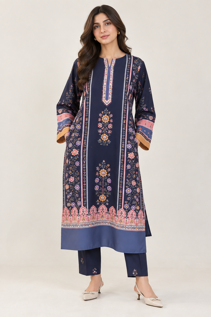Midnight Blossom Printed Co-ord Set