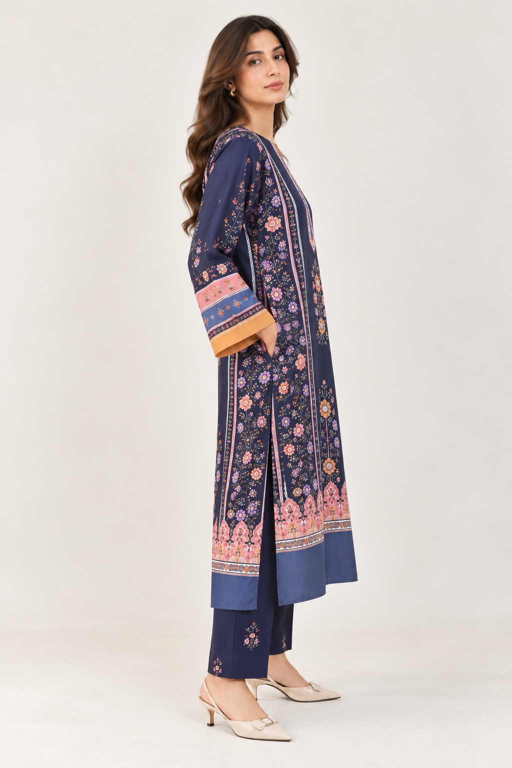 Midnight Blossom Printed Co-ord Set