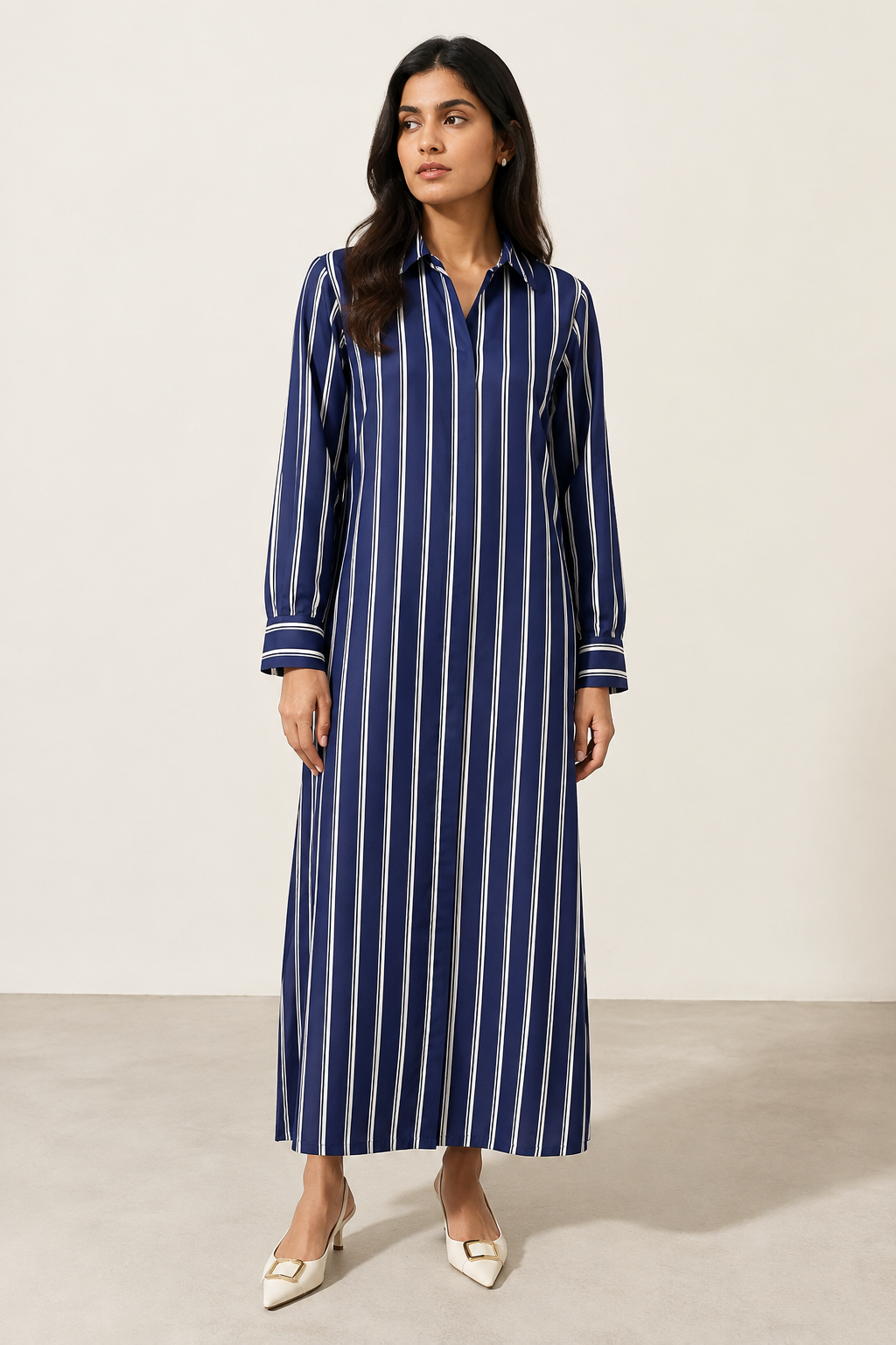 Sapphire Stripe Dress