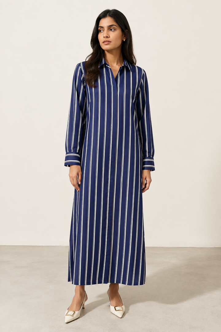 Sapphire Stripe Dress