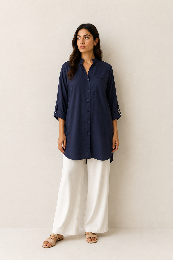 Navy Blue Top