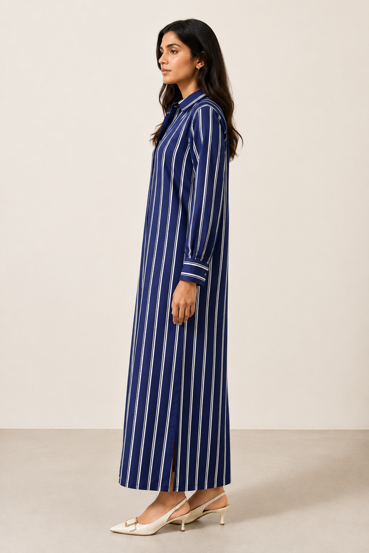 Sapphire Stripe Dress