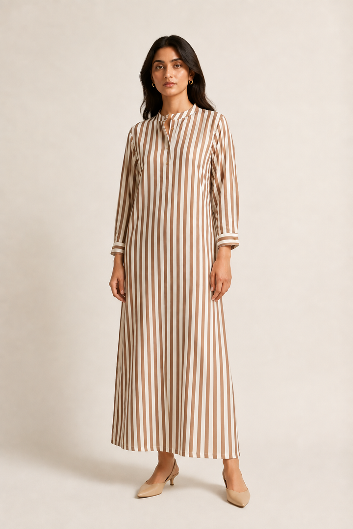 Latte Stripe Dress
