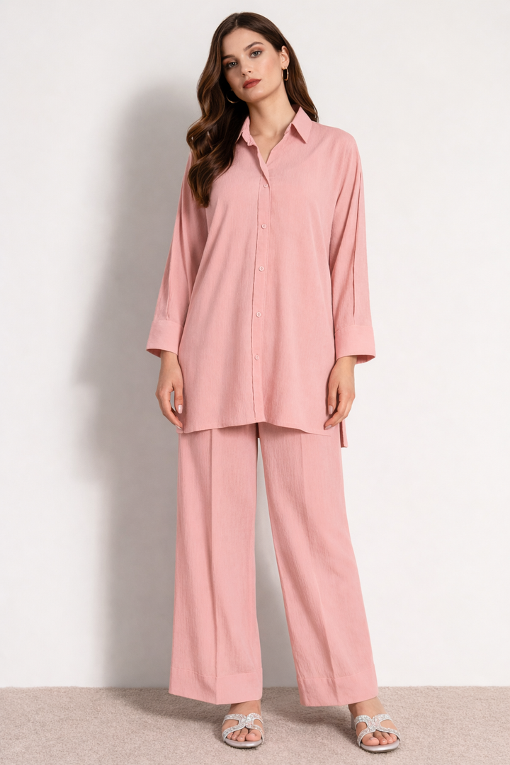 Tea Pink Flow Co Ord Set