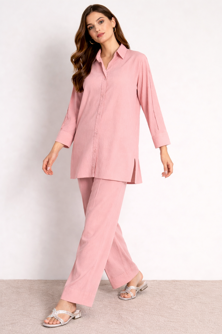 Tea Pink Flow Co Ord Set