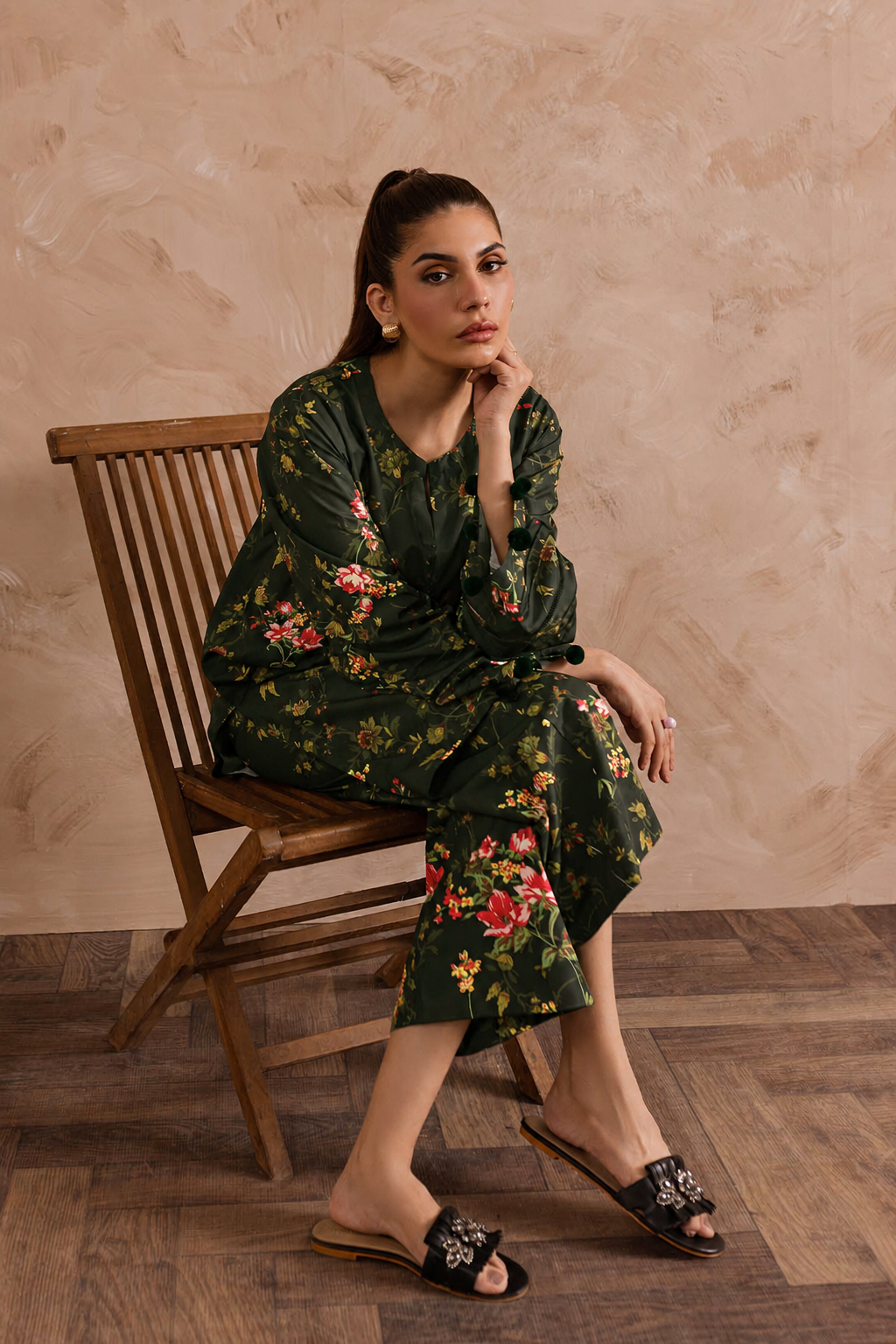 2 Pcs Printed Suit - 17