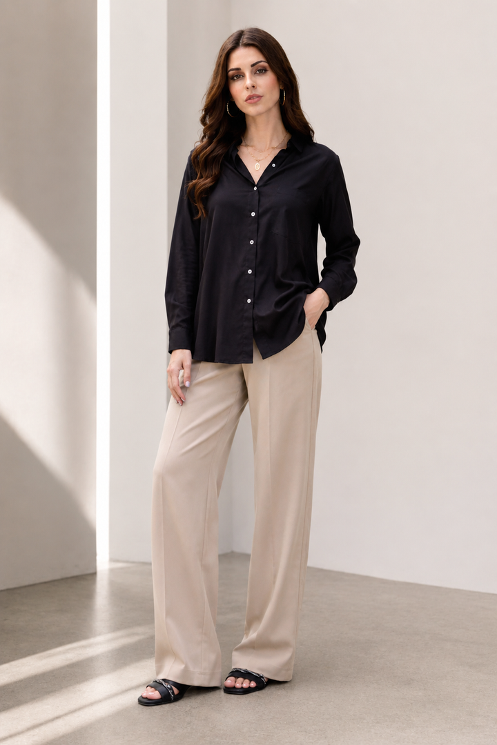 Black Cambric Top