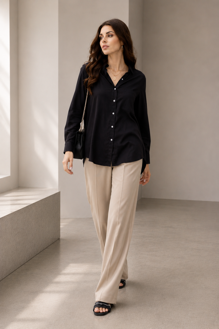 Black Cambric Top