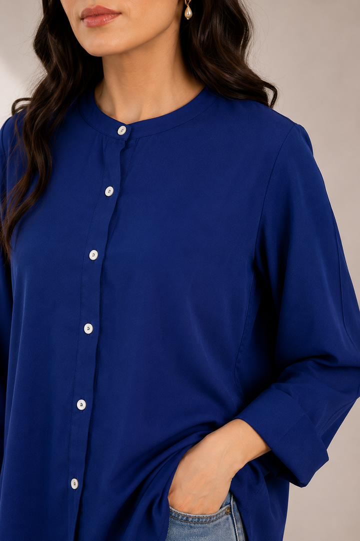 Sapphire Georgette Top