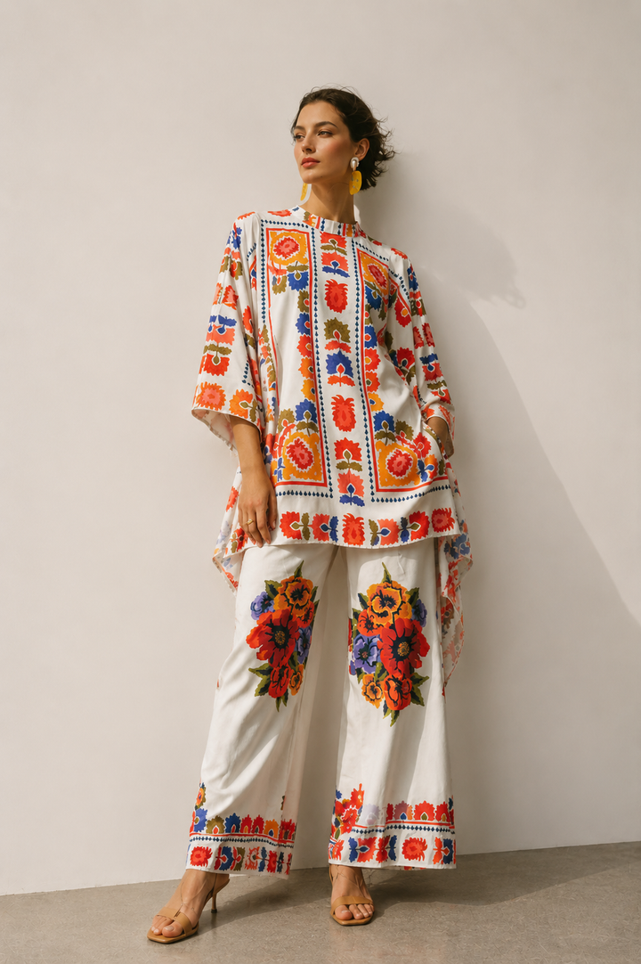 Flora Mosaic Co-Ord Set