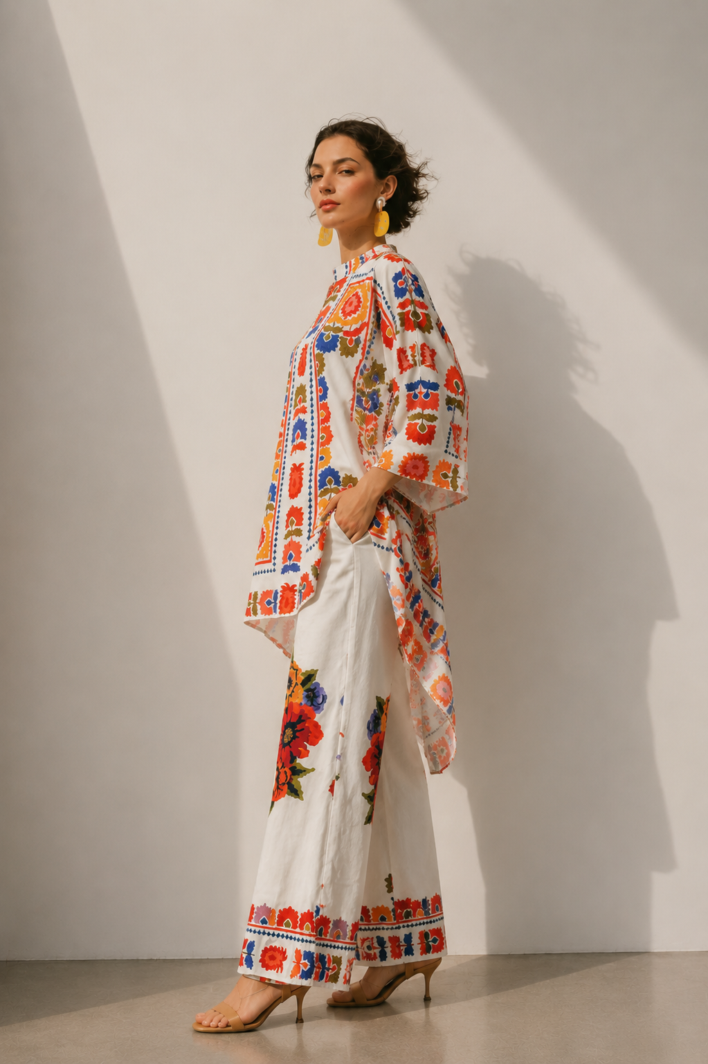 Flora Mosaic Co-Ord Set