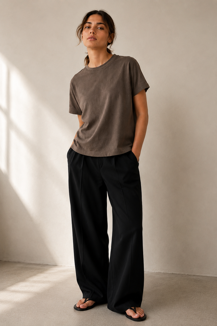 RELAXED FIT COTTON T-SHIRT