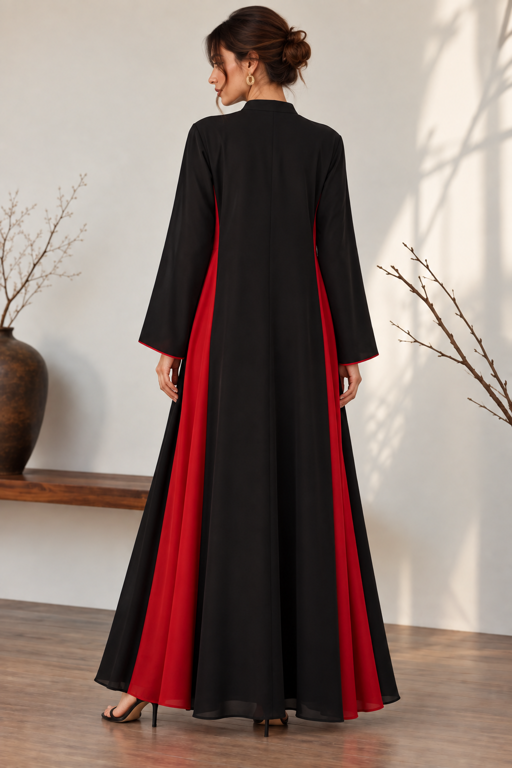 Scarlet Noir Kaftan