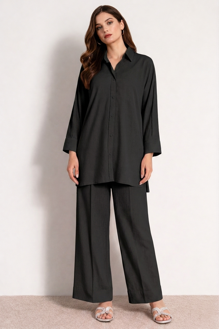 Black Flow Co Ord Set