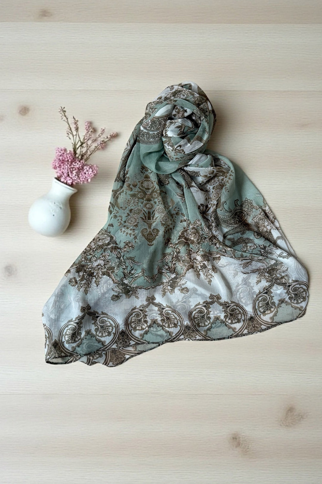 Printed Chiffon Dupatta - 04