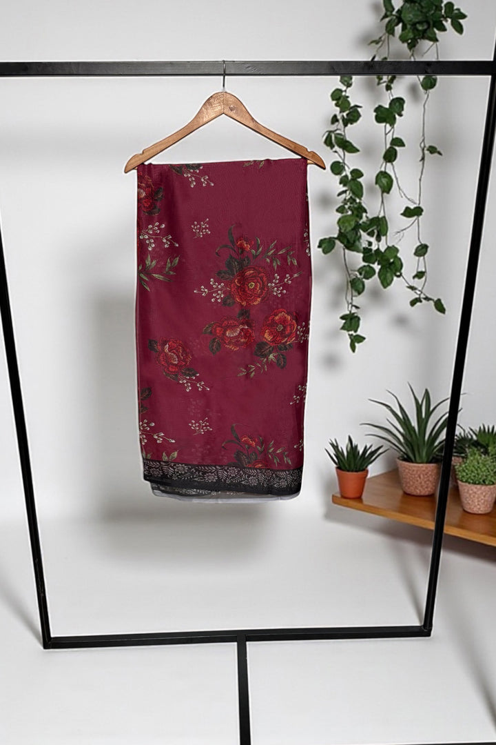 Printed Chiffon Dupatta - 02