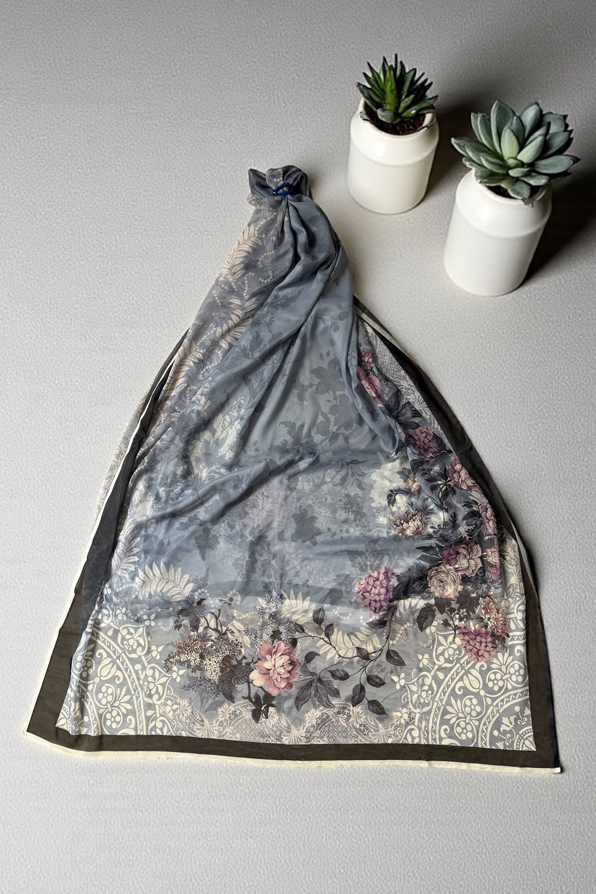 Printed Chiffon Dupatta - 03