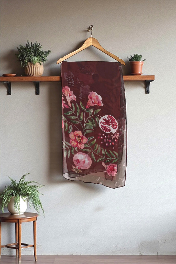 Printed Chiffon Dupatta - 06