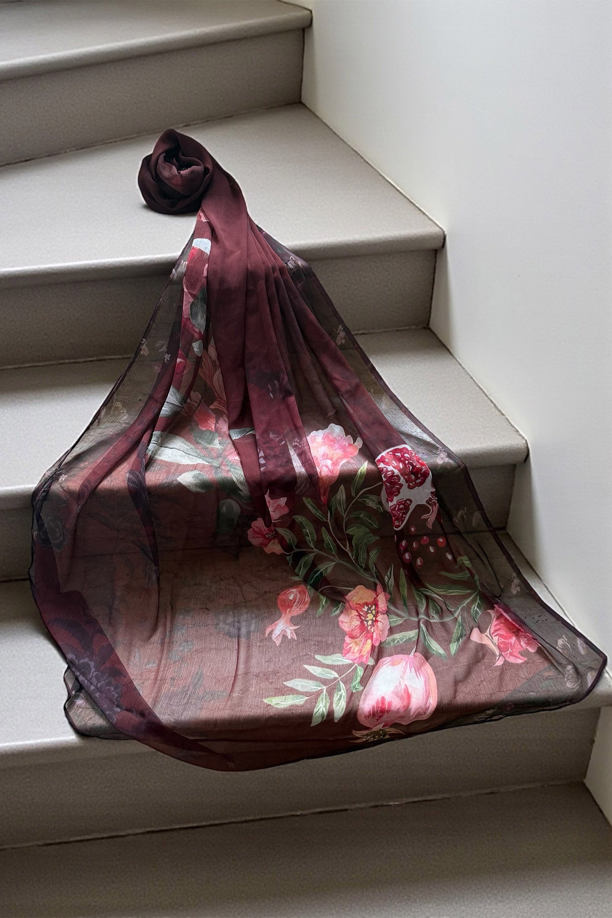 Printed Chiffon Dupatta - 06