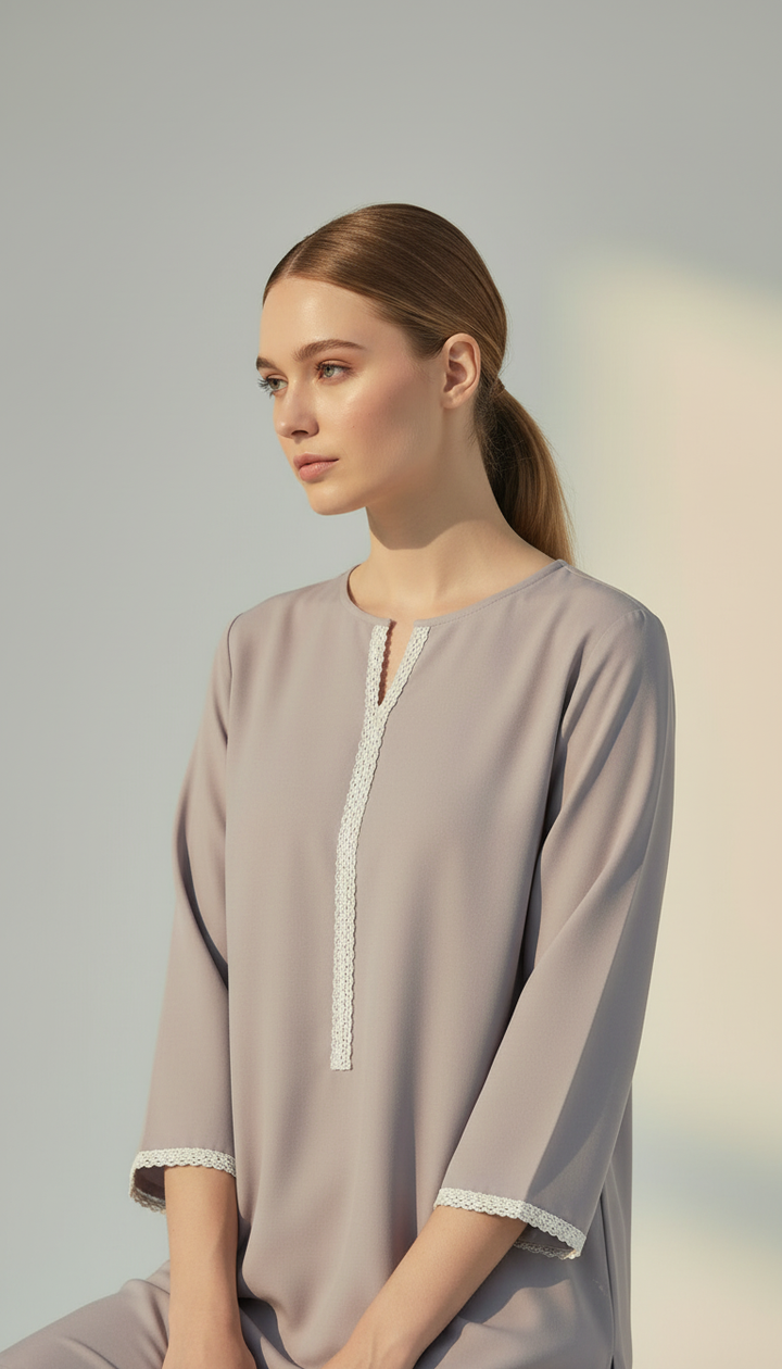 Opera Mauve Co Ord Set -01