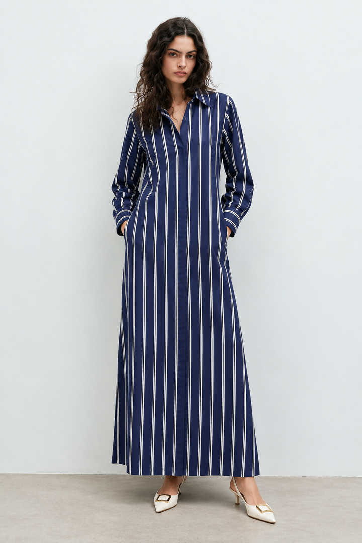 Sapphire Stripe Dress